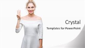  Presentation with blue eyes - PPT layouts enhanced with beautiful blonde and blue eye background and a white colored foreground