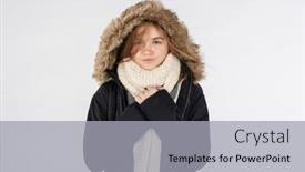  Presentation with teenage - Audience pleasing slide deck consisting of beautiful-blonde-teenage-model-posing backdrop and a light gray colored foreground