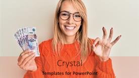  Presentation with russian - Amazing presentation having beautiful-blonde-woman-holding-russian backdrop and a red colored foreground