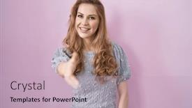  Presentation with pink business - 