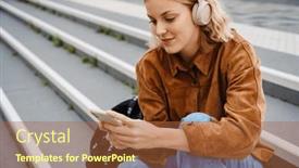  Presentation with music headphones - 