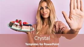  Presentation with defense - Amazing presentation having beautiful-blonde-young-woman-holding backdrop and a coral colored foreground