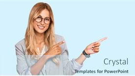  Presentation with helping others two hands woman - Cool new slide set with beautiful-blonde-young-woman-wearing backdrop and a cool aqua colored foreground