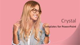  Presentation with woman business - Amazing theme having beautiful-blonde-young-woman-wearing backdrop and a coral colored foreground