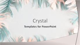  Presentation with pink blue - Theme having beautiful-blue-and-pink-bird background and a white colored foreground