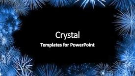  Presentation with blue night - Slides enhanced with beautiful blue fireworks exploding background and a black colored foreground