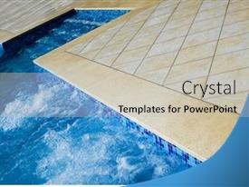 Beautiful Blue Fresh Swimming Pool PPT template 16 | CrystalGraphics