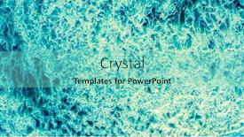  Presentation with ocean surface - Presentation theme enhanced with beautiful-blue-ocean-waves-aerial background and a seafoam green colored foreground