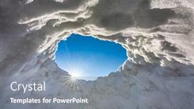  Presentation with snow day - Presentation with beautiful-blue-sky-view background and a gray colored foreground