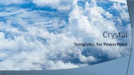  Presentation with bird eye view - Slide set featuring beautiful-blue-sky-with-soft and a  colored foreground