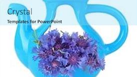  Presentation with teapot - Presentation with women use a tablet pc on the bed background and a soft green colored foreground