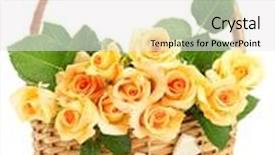 Presentation with roses - Theme featuring beautiful-bouquet-of-roses background and a white colored foreground