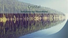  Presentation with spectacular - Theme featuring beautiful bowman lake with reflection of the spectacular mountains in glacier national park montana usa instagram filter background and a light blue colored foreground