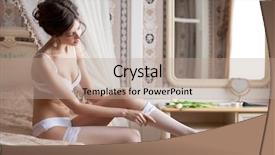  Presentation with bride - Slide set enhanced with sunny day central scotland background and a coral colored foreground.