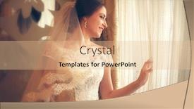  Presentation with white wedding - Amazing theme having beautiful-bride-in-white-wedding backdrop and a lemonade colored foreground