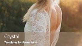  Presentation with white wedding - Amazing theme having beautiful-bride-outdoor-happy-girl backdrop and a coral colored foreground