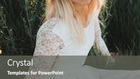  Presentation with wedding white - Audience pleasing PPT layouts consisting of beautiful-bride-outdoor-happy-girl backdrop and a dark gray colored foreground