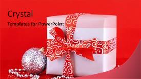  Presentation with christmas borders grunge border decoration - Amazing slide set having beautiful bright gift and christmas backdrop and a  colored foreground