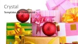  Presentation with bright white - Theme having beautiful-bright-gifts-and-christmas background and a white colored foreground