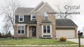  Presentation with brick - Colorful slides enhanced with beautiful-brown-peppered-brick-home backdrop and a light gray colored foreground