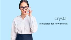  Presentation with lips mouth - Amazing slide set having beautiful-brunette-young-woman-wearing backdrop and a cool aqua colored foreground