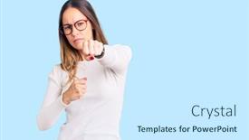  Presentation with violence woman - Slide set featuring beautiful-brunette-young-woman-wearing background and a white colored foreground