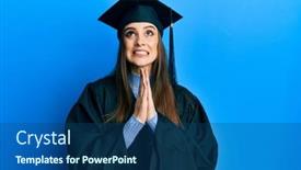  Presentation with praying hands - Presentation consisting of beautiful-brunette-young-woman-wearing background and a ocean colored foreground
