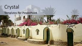  Presentation with budget 3d - Amazing presentation theme having beautiful budget hotel in dahab backdrop and a  colored foreground