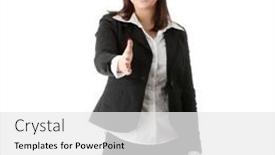  Presentation with hand shake - 