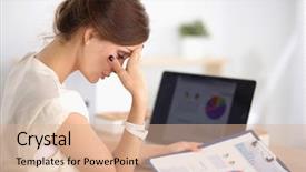  Presentation with tired - Cool new presentation theme with asphalt sharp curved road along the forest and mountain lofoten norway backdrop and a coral colored foreground.