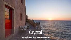  Presentation with byzantine - Cool new theme with beautiful byzantine castle town backdrop and a dark gray colored foreground