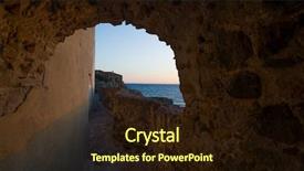  Presentation with byzantine - Presentation design enhanced with beautiful-byzantine-castle-town background and a wine colored foreground