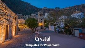  Presentation with byzantine - Cool new presentation with beautiful byzantine castle town backdrop and a tawny brown colored foreground