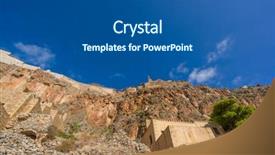  Presentation with byzantine - Audience pleasing theme consisting of beautiful-byzantine-castle-town backdrop and a ocean colored foreground