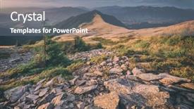  Presentation with filter - Slides featuring beautiful carpathian mountains in autumn time pishkonia range ukraine europe toned like instagram filter background and a gray colored foreground