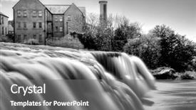  Presentation with ireland - Beautiful presentation featuring beautiful cascades of ennistymon in co clare ireland backdrop and a gray colored foreground