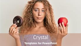  Presentation with sad girl - Slides featuring beautiful-caucasian-teenager-girl-holding background and a coral colored foreground