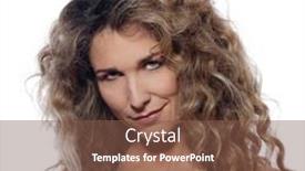  Presentation with studio - Slide deck featuring beautiful-caucasian-woman-looking-mysterious background and a tawny brown colored foreground