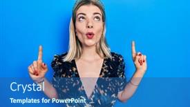  Presentation with princess - PPT theme enhanced with beautiful-caucasian-woman-wearing-princess background and a ocean colored foreground