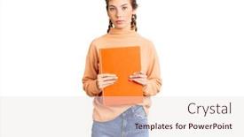  Presentation with attitude - Audience pleasing PPT layouts consisting of beautiful-caucasian-woman-with-blonde backdrop and a lemonade colored foreground