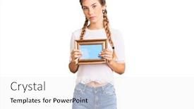  Presentation with attitude - Slide deck featuring beautiful-caucasian-woman-with-blonde background and a white colored foreground