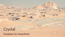  Presentation with chalk - Colorful slide deck enhanced with beautiful chalk formation in white backdrop and a lemonade colored foreground