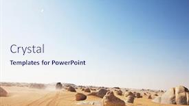  Presentation with chalk - Slide deck enhanced with beautiful-chalk-formation-in-white background and a sky blue colored foreground