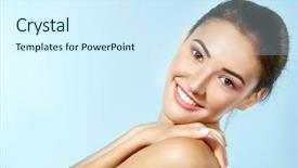  Presentation with beauty beautiful autumn in japanese - Presentation having beautiful cheerful teen girl beauty background and a cool aqua colored foreground