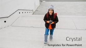  Presentation with climbing stairs - 