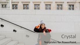  Presentation with climbing stairs - 