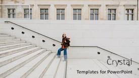  Presentation with climbing stairs - 