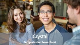  Presentation with asian nurse helps a man - Presentation enhanced with beautiful cheerful young woman listening background and a  colored foreground