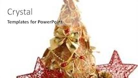  Presentation with lemons - Amazing presentation theme having beautiful christmas tree of dry lemons with decor isolated on white backdrop and a white colored foreground