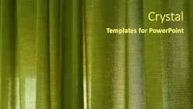  Presentation with curtains - Colorful PPT theme enhanced with beautiful color curtains indoors closeup backdrop and a tawny brown colored foreground